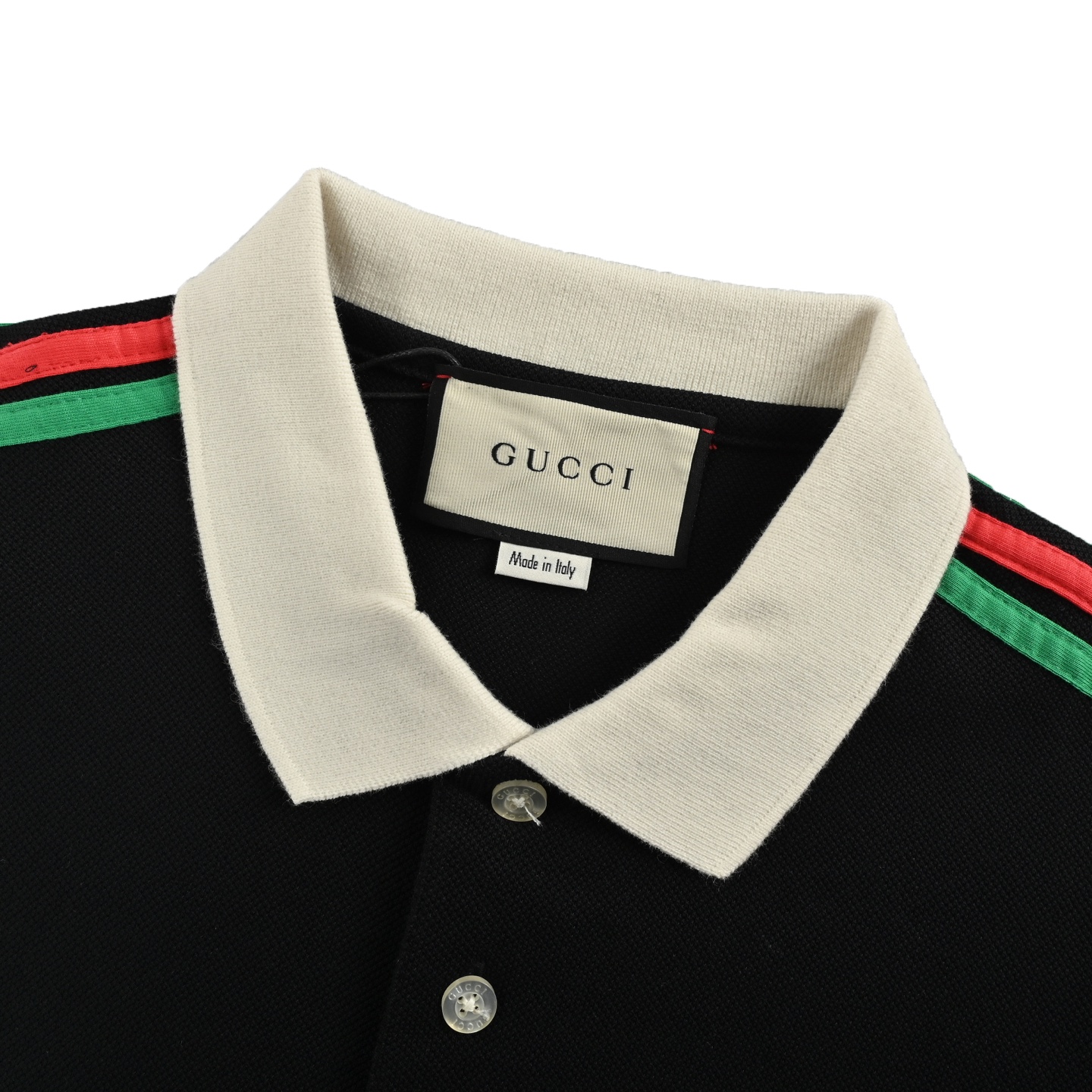 Gucci red and green striped 1921 limited edition Polo short sleeve