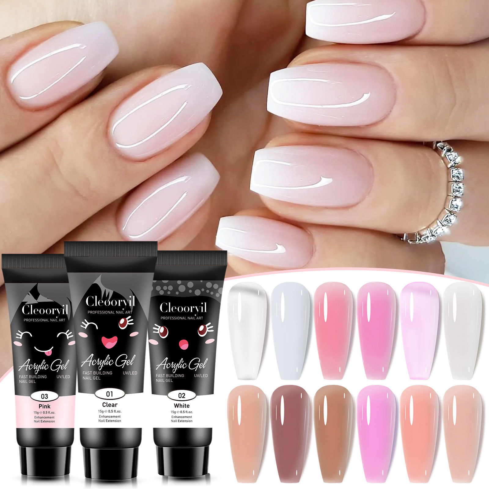 2023 Mobray™ Easy PolyGel Nail Lengthening Kits