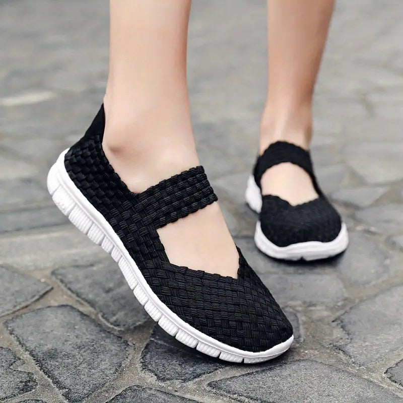 Handmade Woven Women's Orthopedic Soft Sole Non-Slip Walking Shoes 60% Off Flash Sale