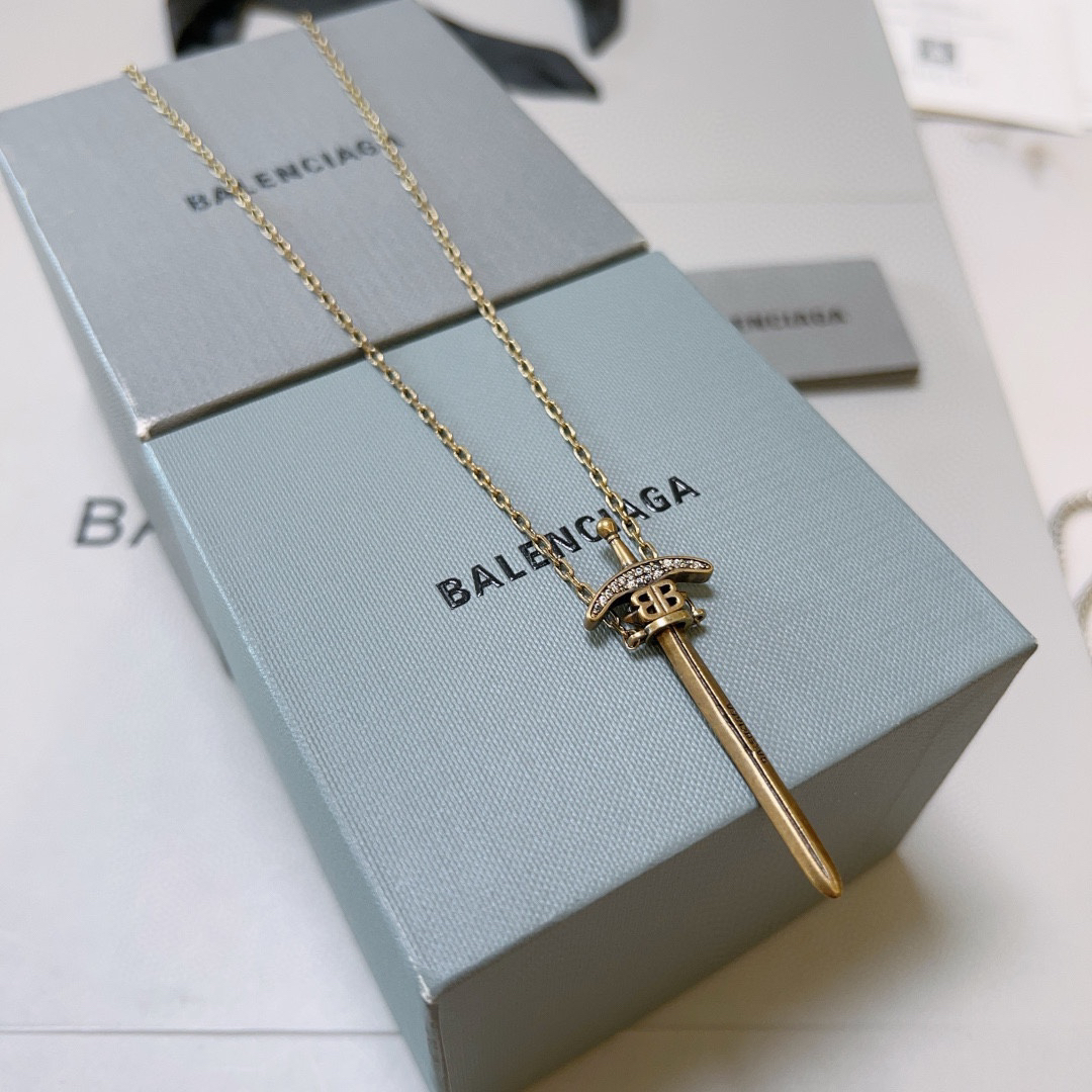 Balenciaga Sword Vintage Necklace