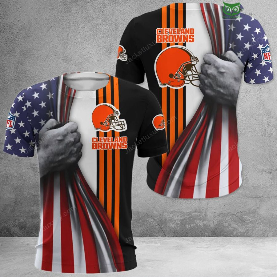 CLEVELAND BROWNS 3D HOODIE SKULL0804