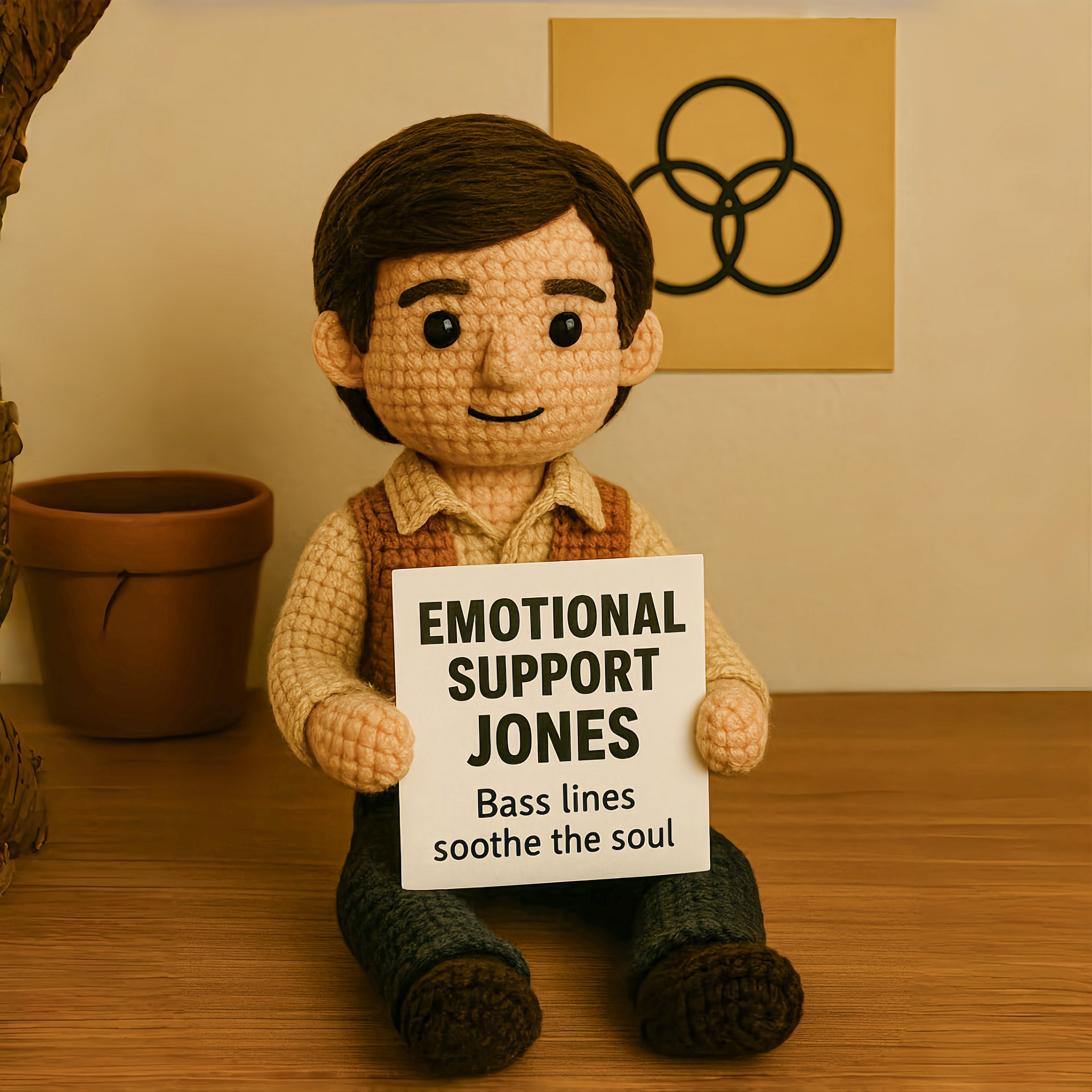 Led Zeppelin Emotional Support Crochet Dolls
