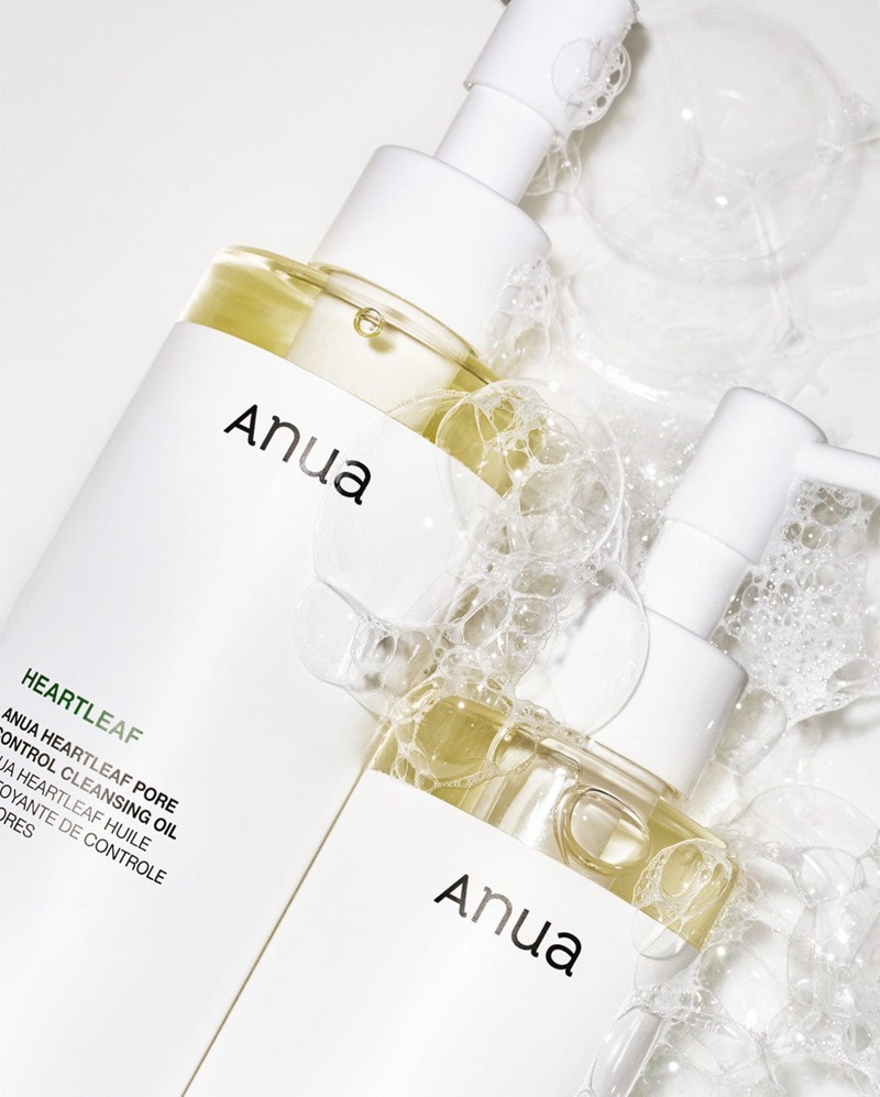 Heartleaf Pore Control Cleansing Oil and Heartleaf Quercetinol Pore Deep Cleansing Foam