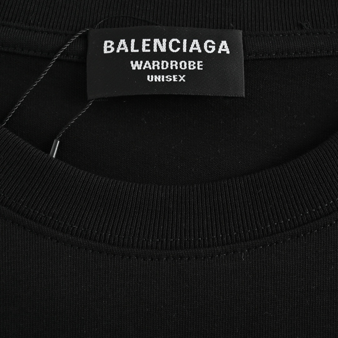 Balenciaga Classic Lock Print Short Sleeve
