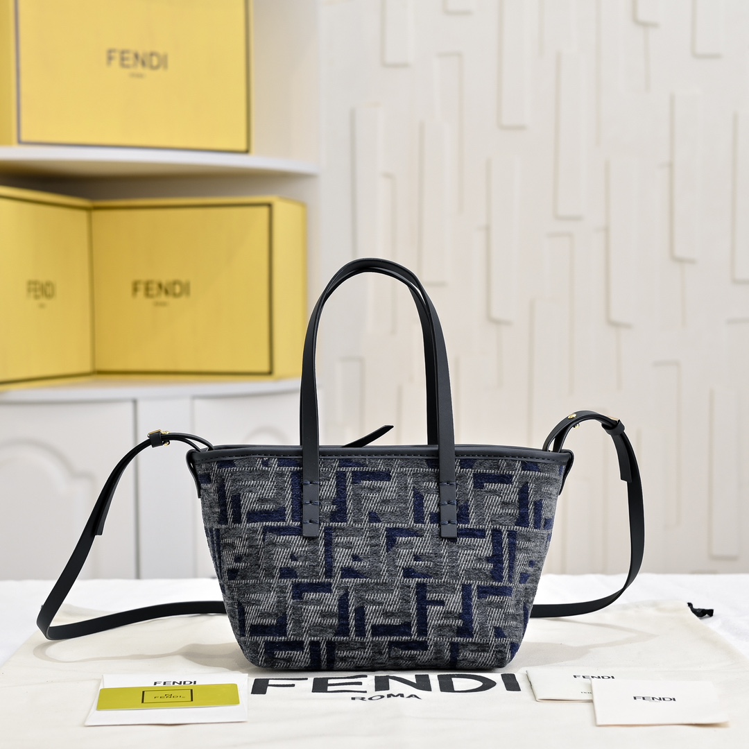 FENDI Monogram Roll Mini Vegetable Basket 3366