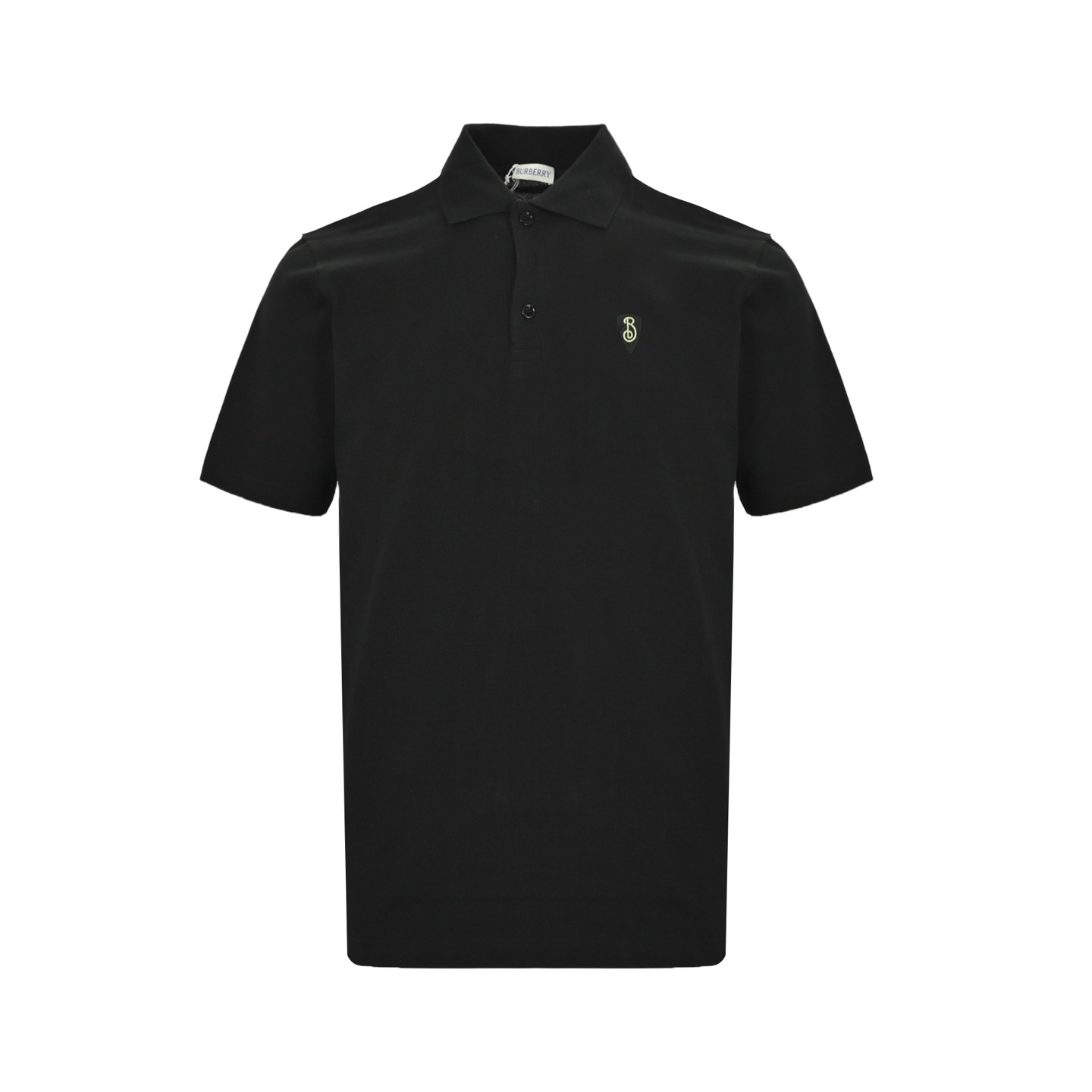 Burberry 25ss shield logo embroidered Polo short sleeve