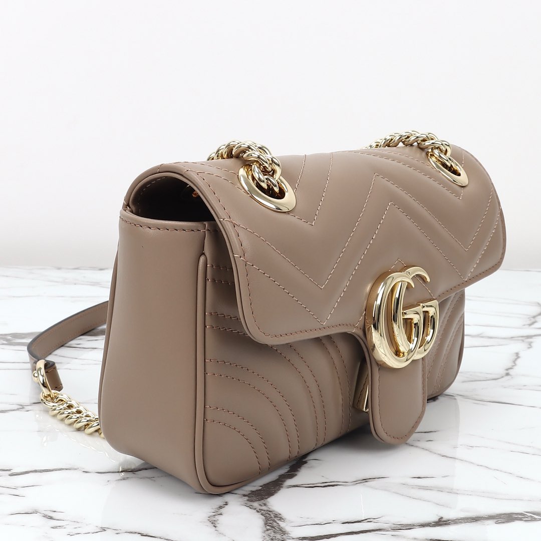 Gucci GG Marmont small shoulder bag 446744 AAER0 1523
