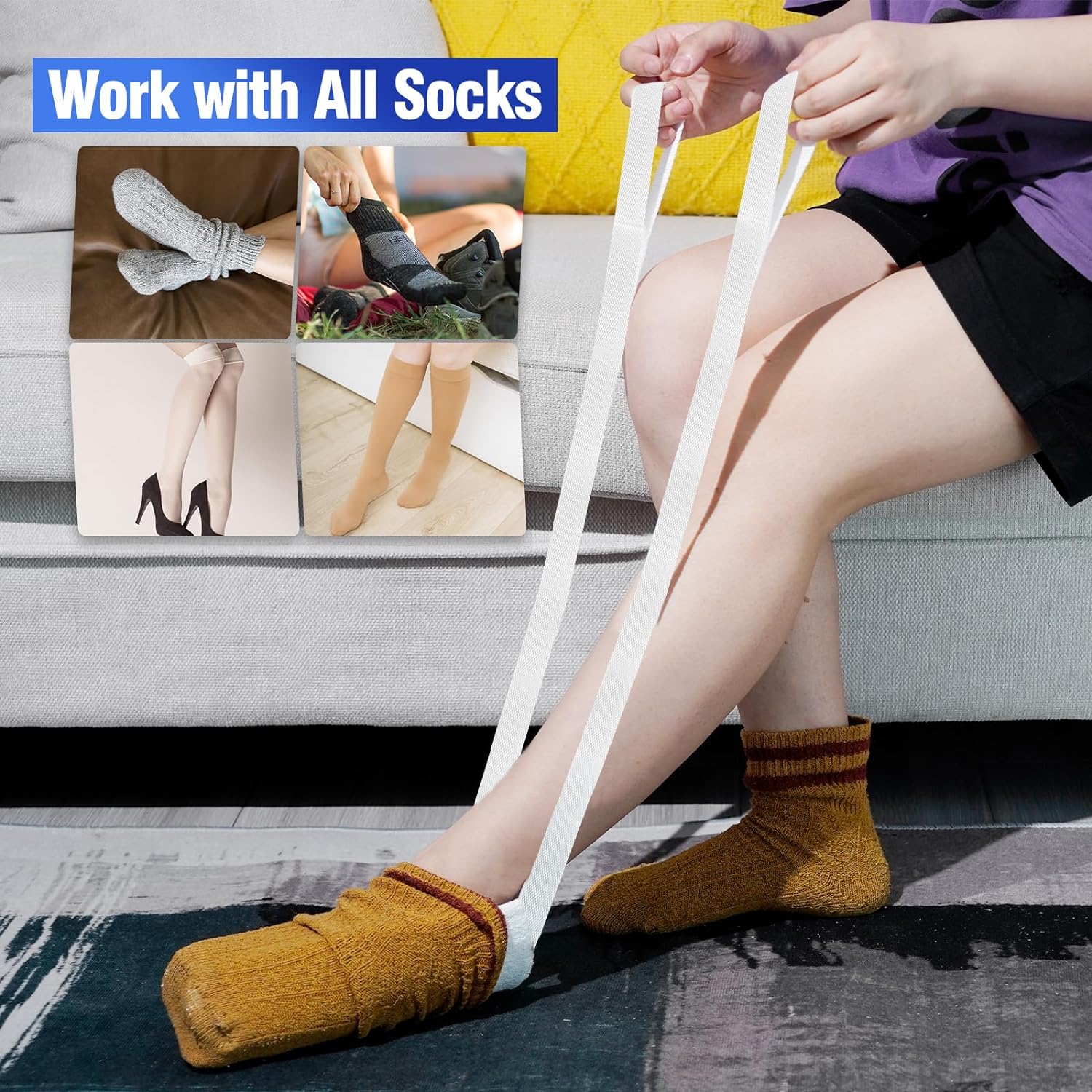 Wear Socks Helper For Elderly, Disabled, Pregnant - Buy 2 Get 1 Free Now