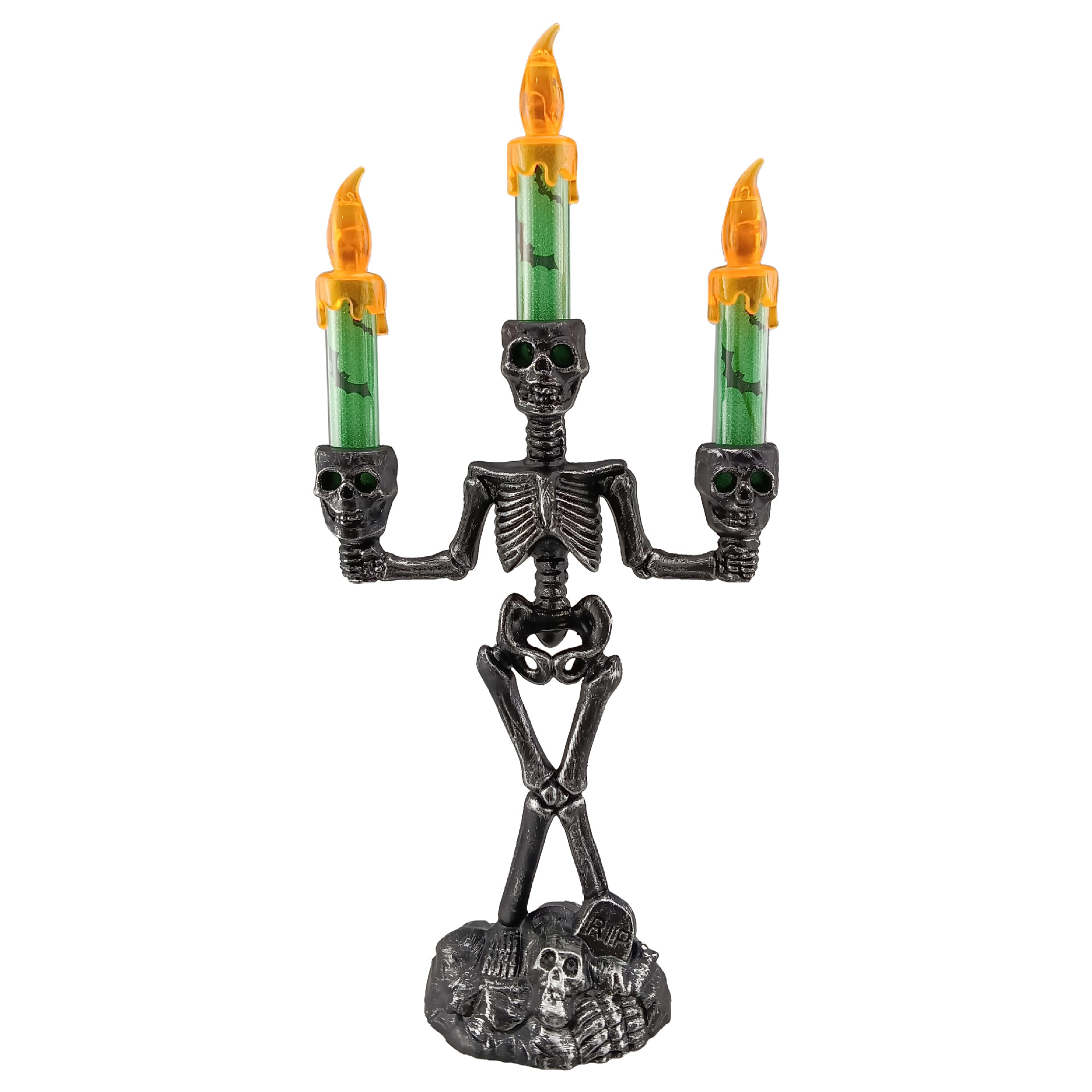 🎃Early Halloween Sale👻Skull Halloween Candelabra Decorations
