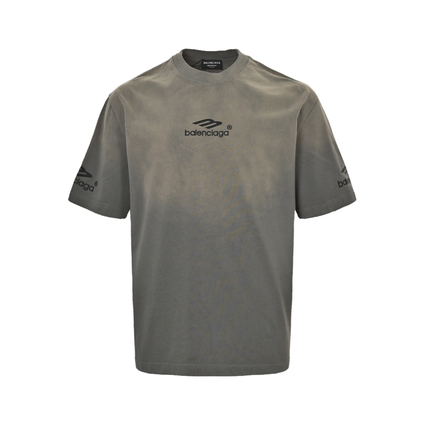 Balenciaga 25ss ski series 3M printed washed short-sleeved shirt