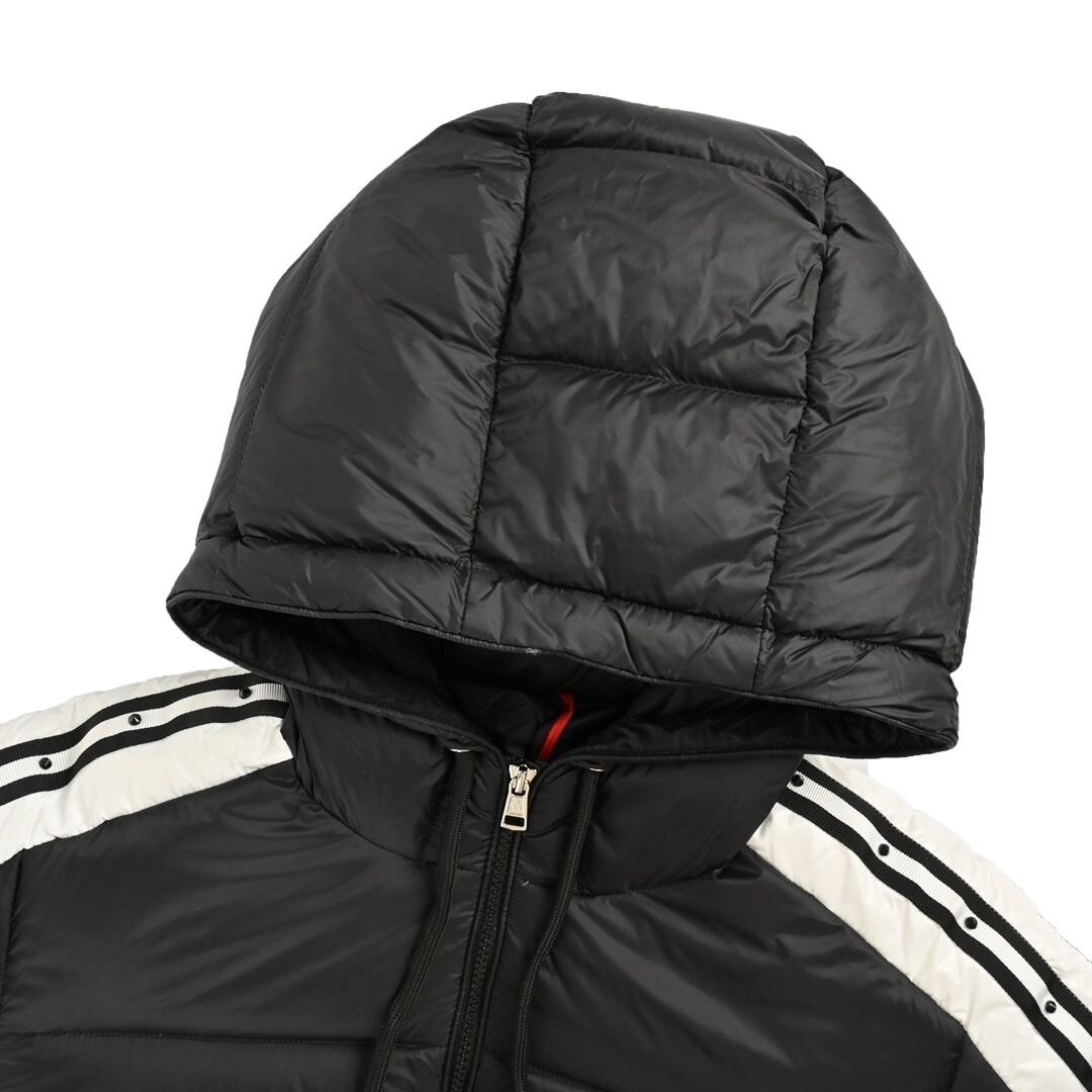 Moncler Stellar sleeve webbing studded down jacket