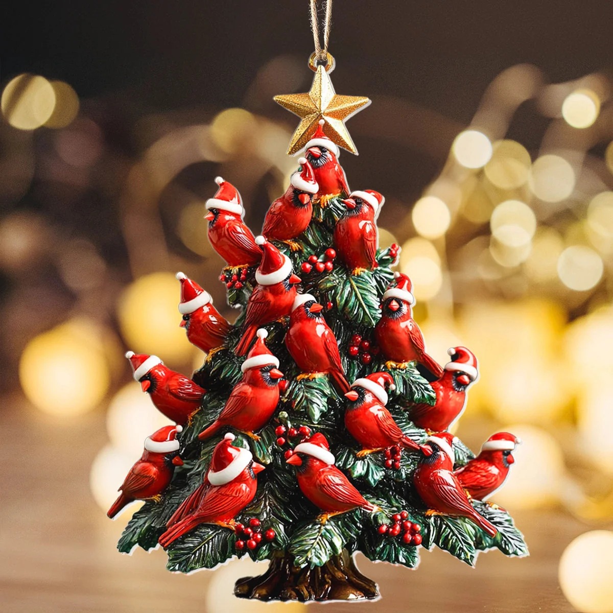🔥LAST DAY 50% OFF🔥Cardinal Christmas Tree Ornament
