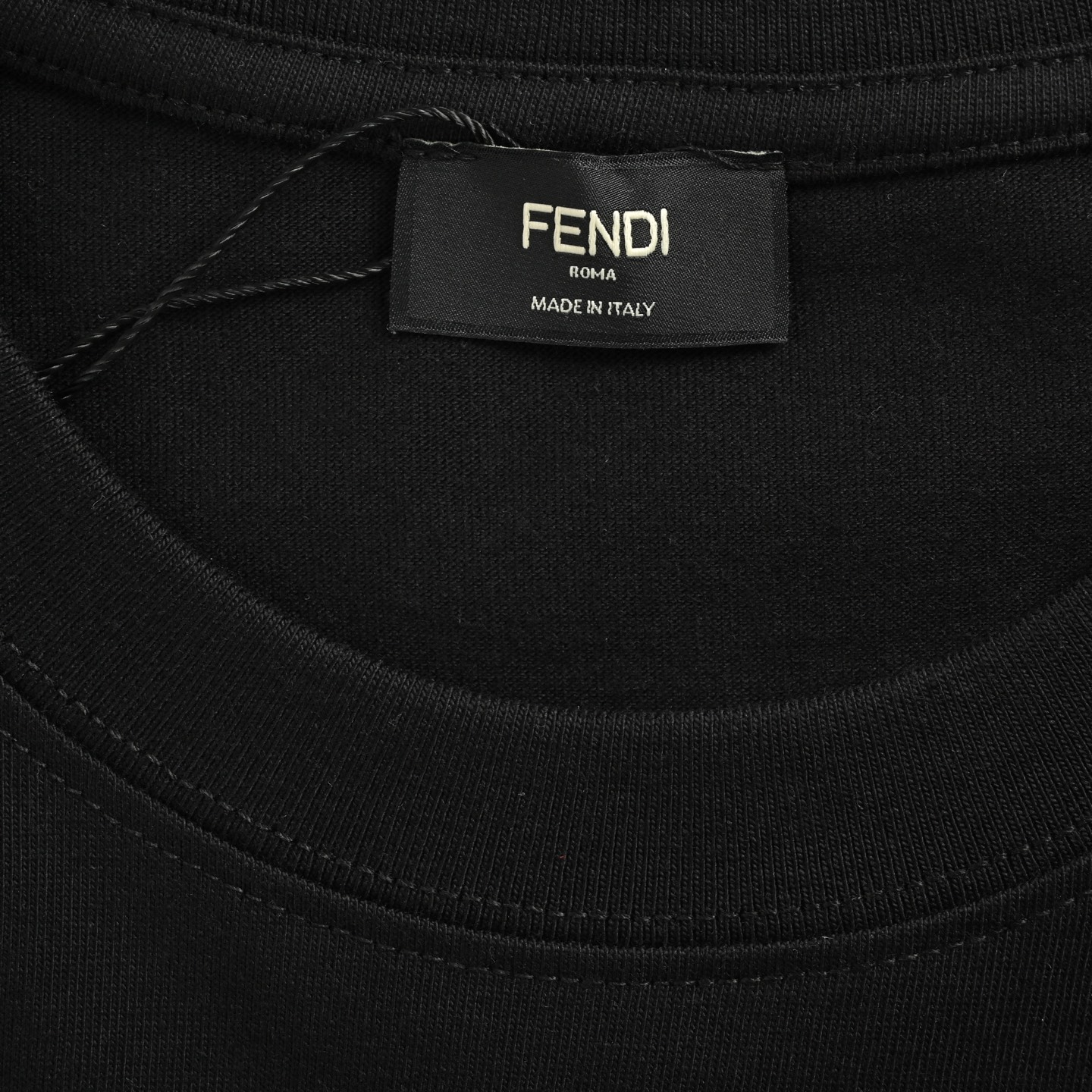Fendi 25ss FF color label letter embroidered short sleeve