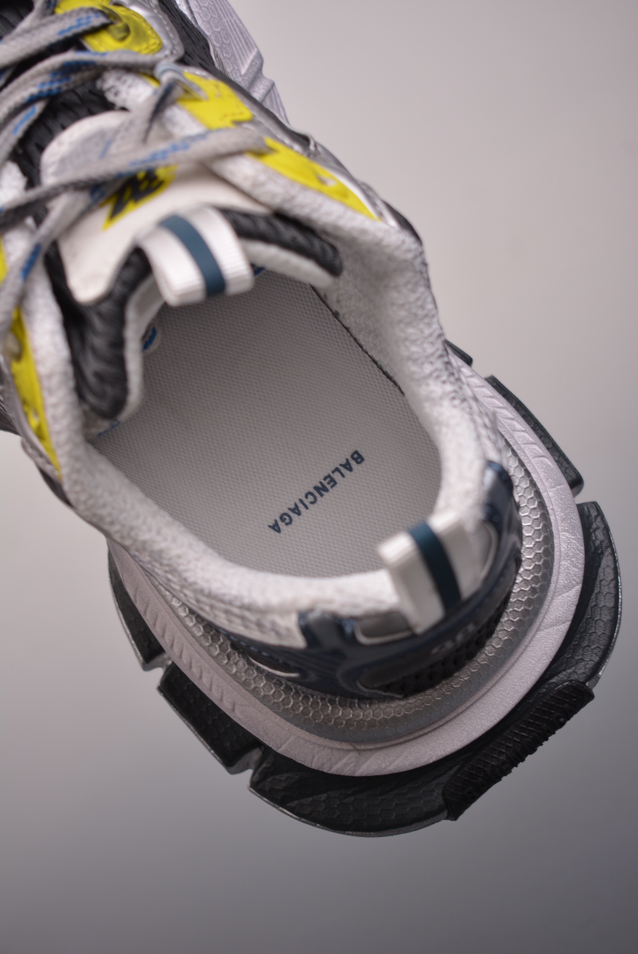 BALENCIAGA 3XL Sneakers Silver Yellow
