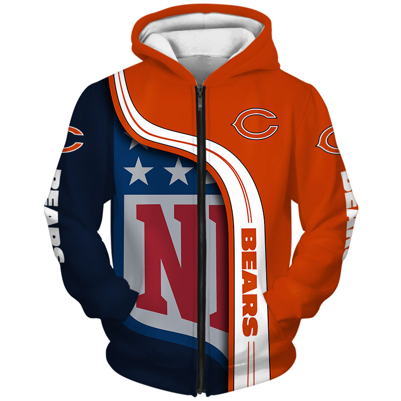 CHICAGO BEARS 3D HOODIE CCBB001