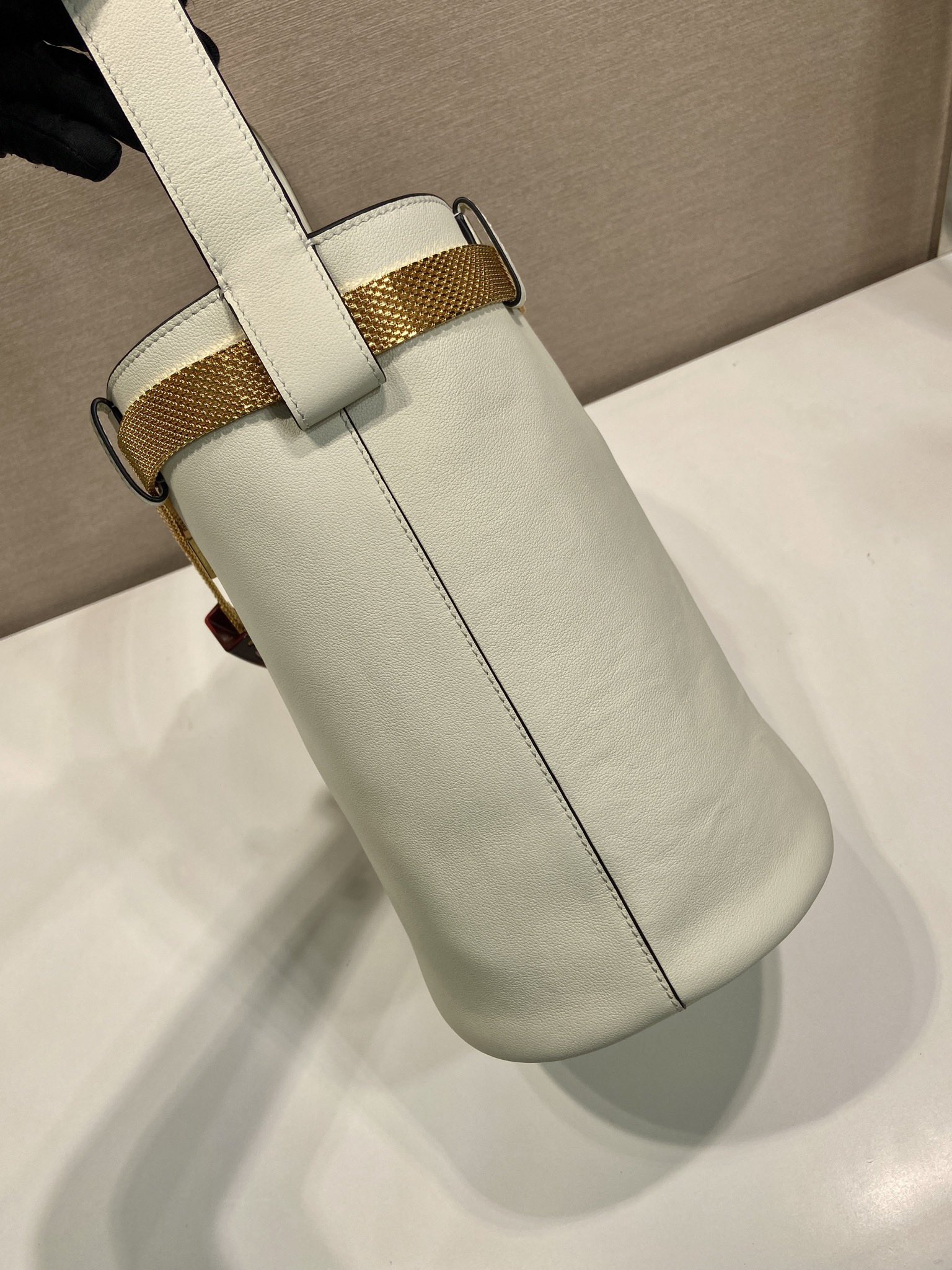 Prada Buckle Handbag 1BE085