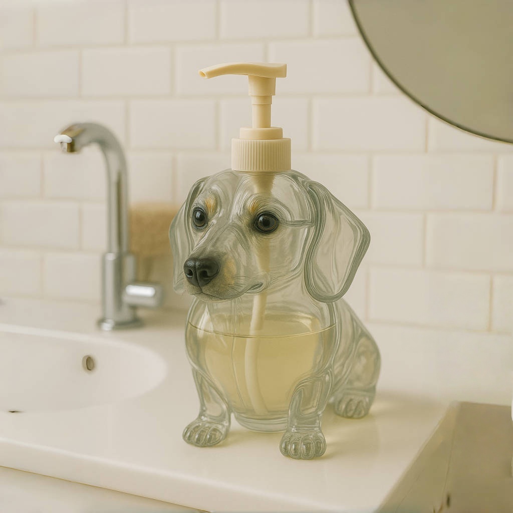 Funny Dog Hand Wash Bottle