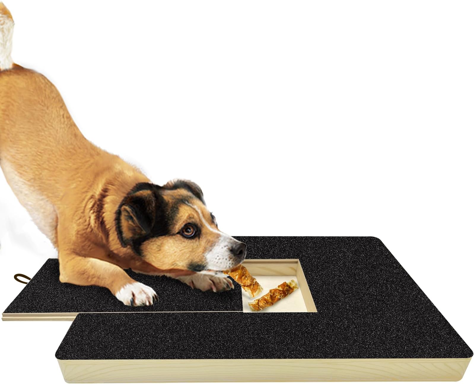 🔥Dog Paw Nail Scratch Pad - Dog Scratch Pad with Treat Box