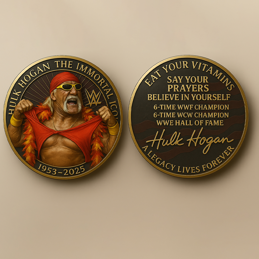 Hulk Hogan Commemorative Coin - Tribute to a Wrestling Legend