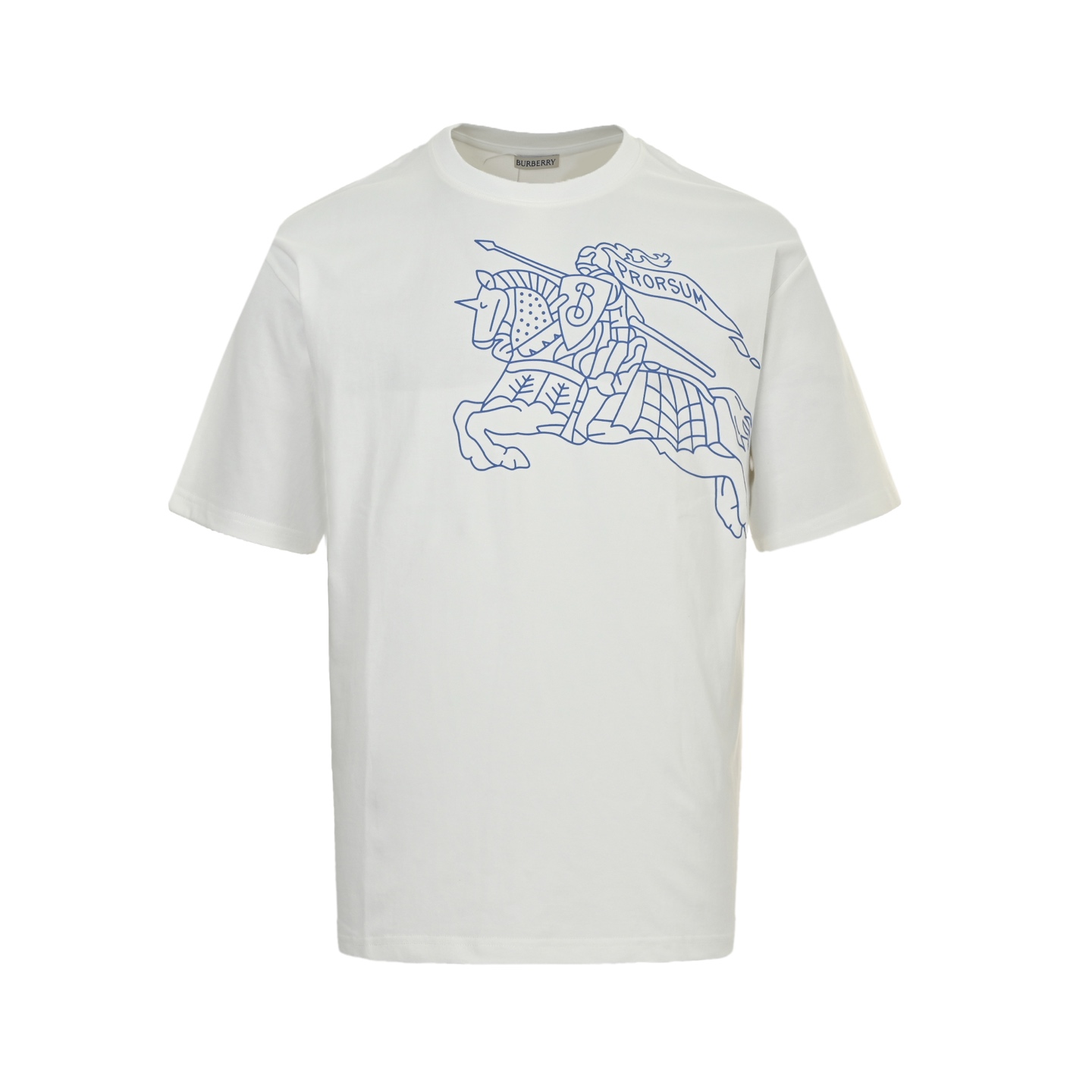 Burberry 25ss line knight horse print short sleeve