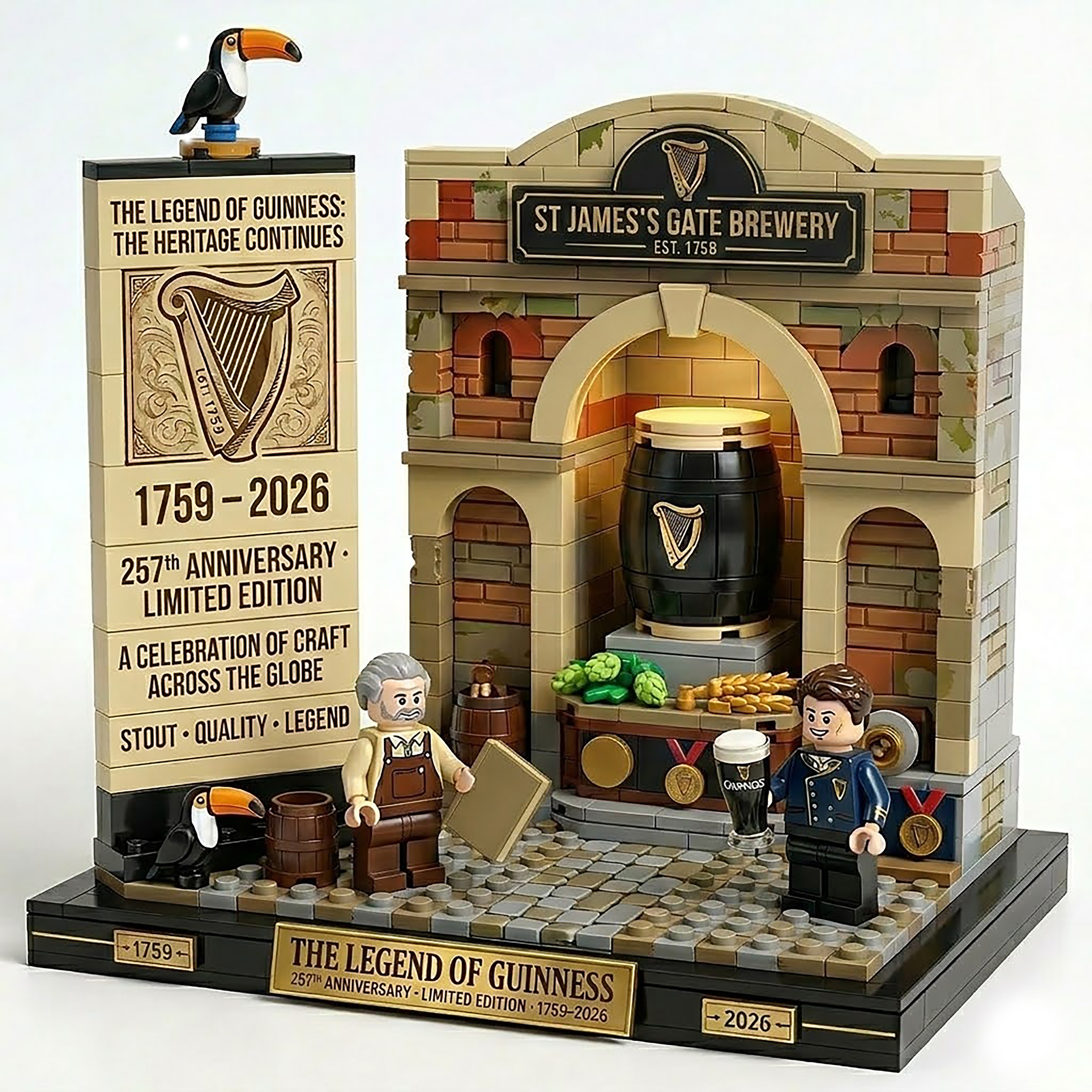 🍺 Guinness 257th Anniversary Limited Edition Building Set