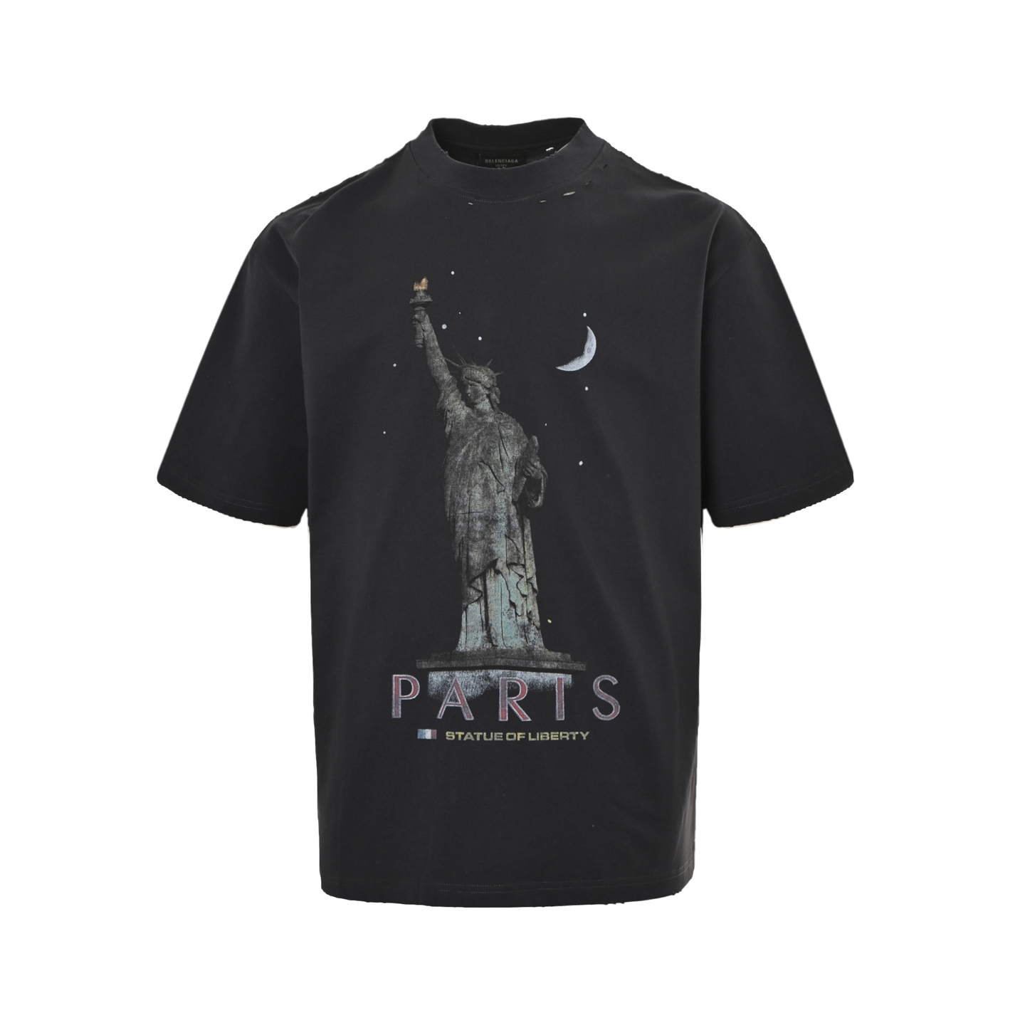 Balenciaga Statue of Liberty Print Short Sleeve
