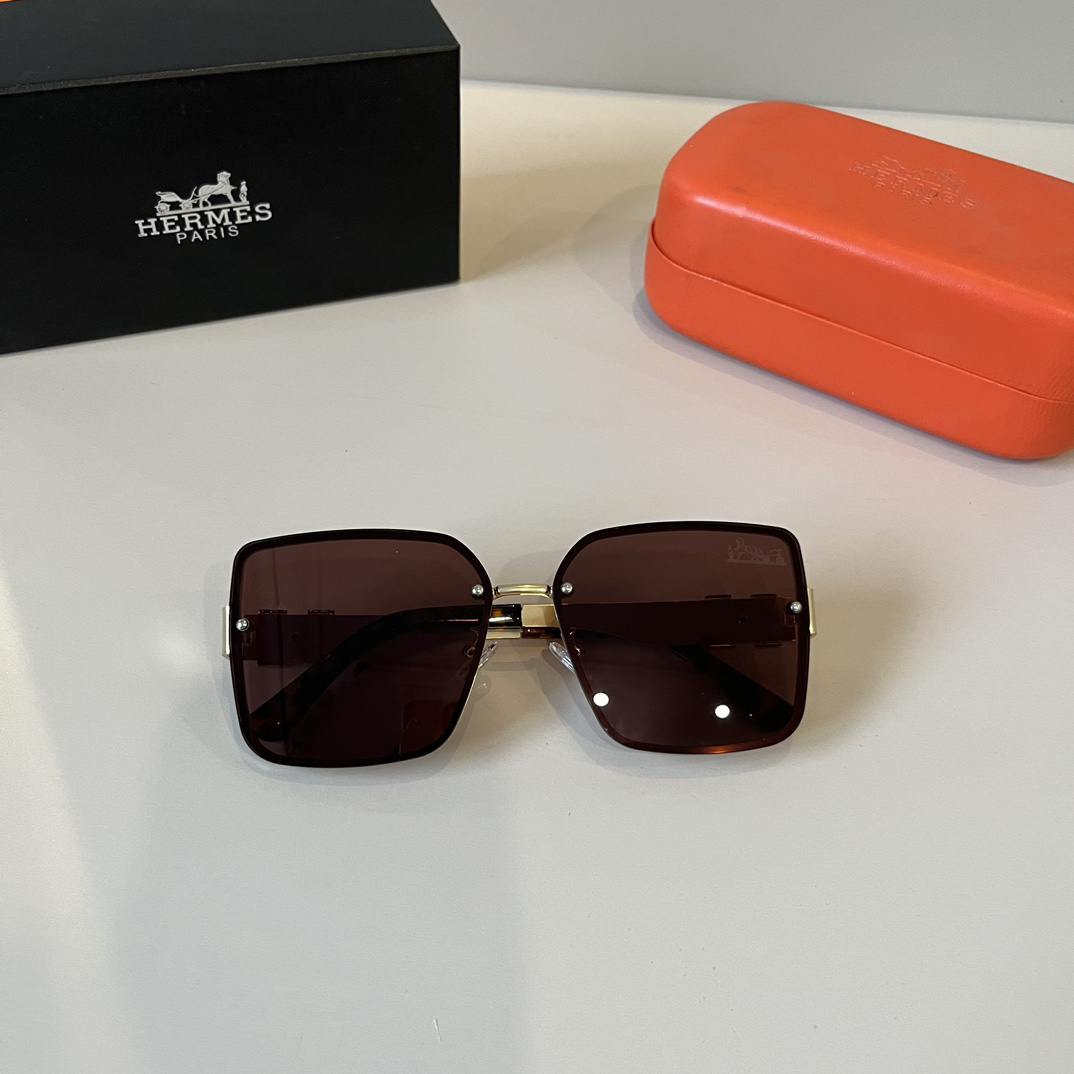 Hermes Square Frame Sunglasses
