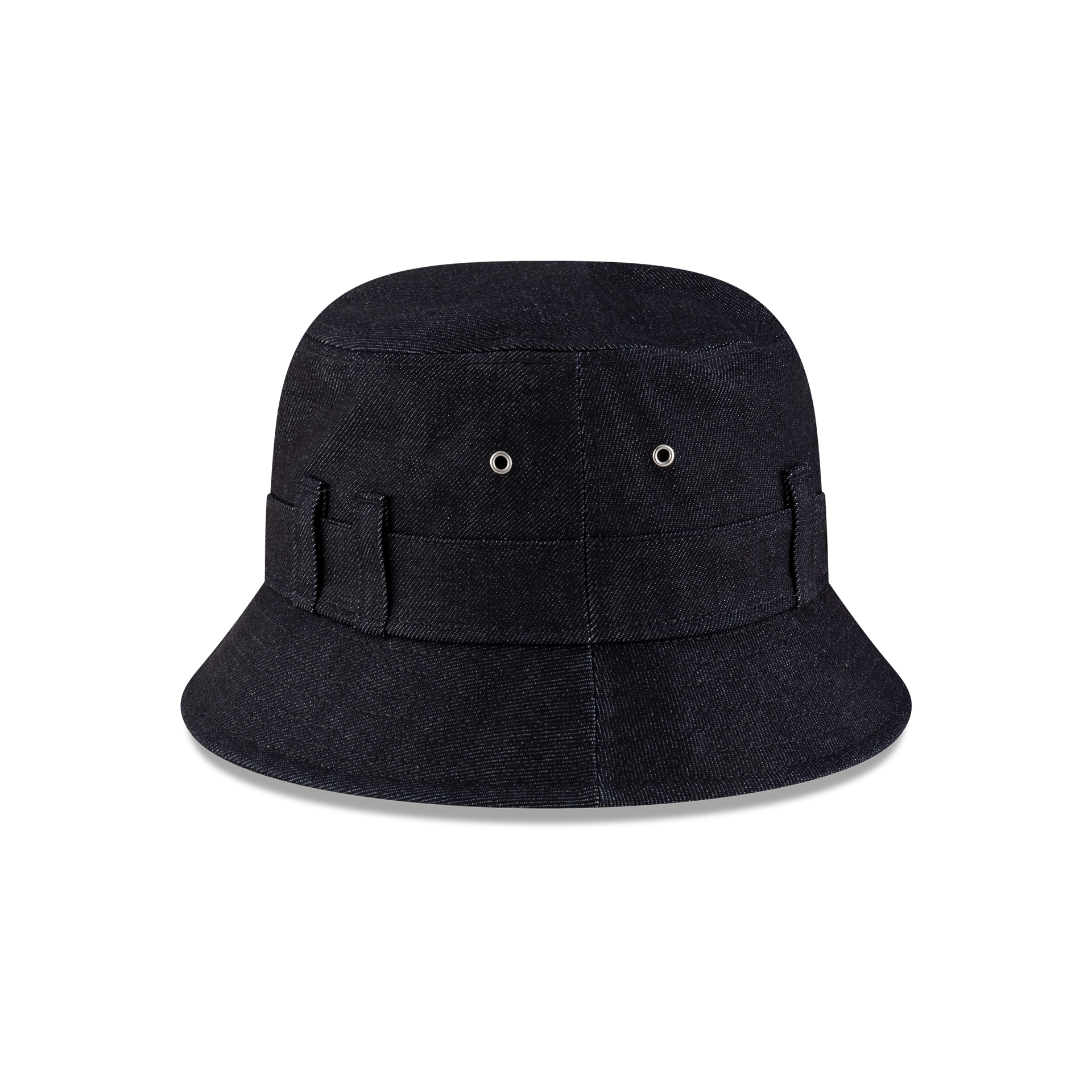 New Era Branded Belt Loop Denim Navy Bucket Hat