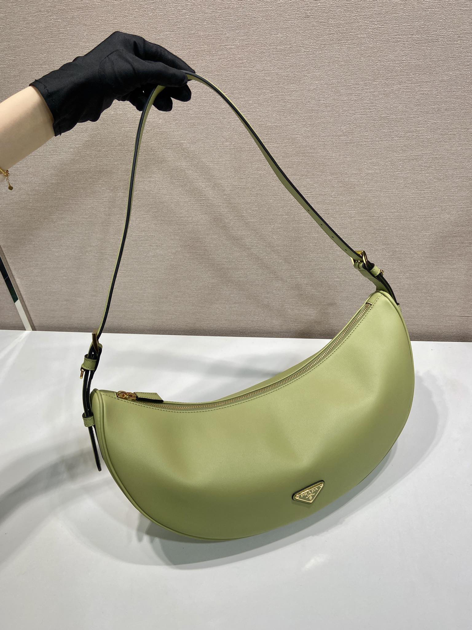 Prada Crescent Underarm Bag 1BC255