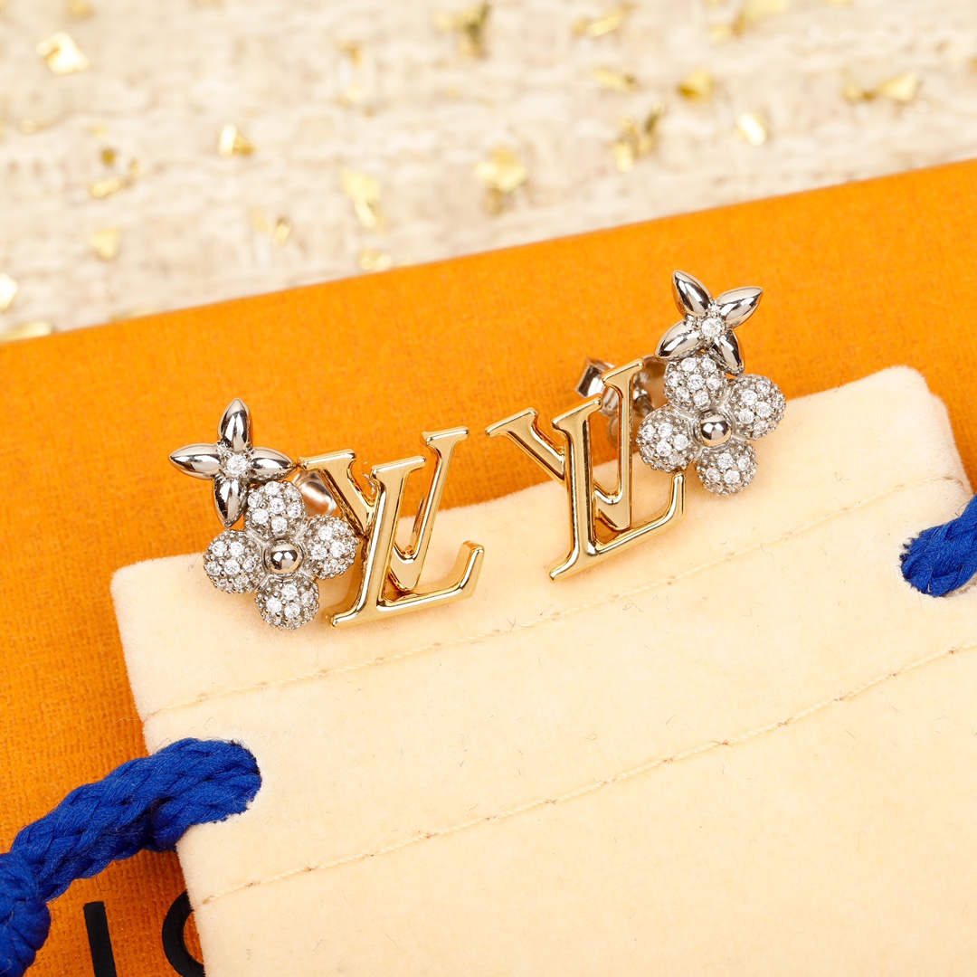 Louis Vuitton Mascot Diamond Earrings