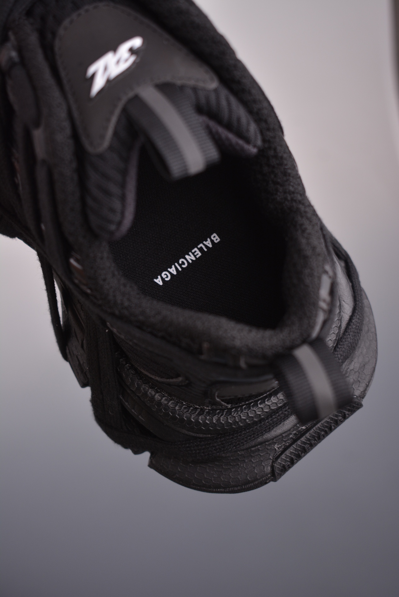BALENCIAGA 3XL Extreme Lace Sneakers Black Warrior
