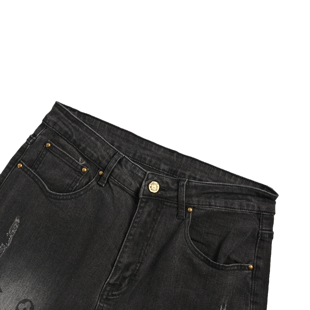 Louis Vuitton 24Fw Gradient Monochrome Washed Jeans