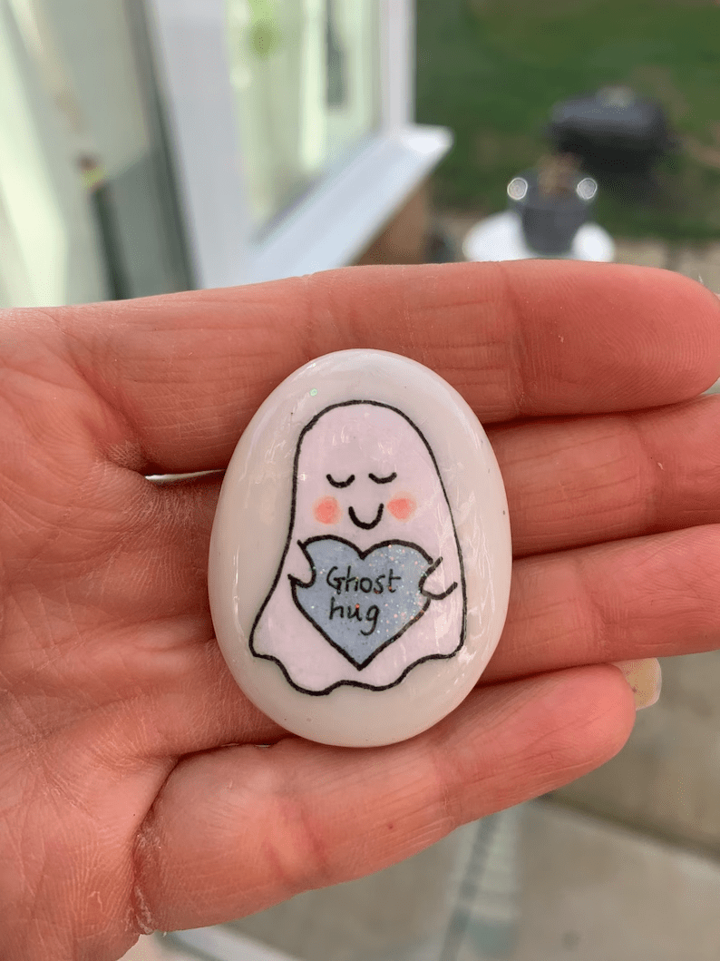Positive affirmations, comfort stone