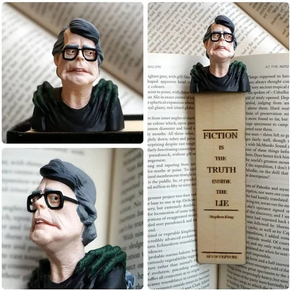 🔥Last Day 49% OFF🎁Handmade Wooden 3D Horror Bookmark