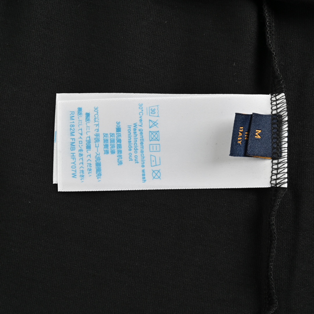Louis Vuitton 24ss rainbow logo 3D foam print short sleeves