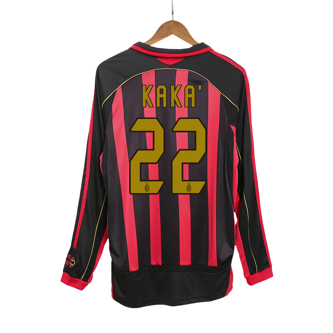 KAKA' #22 AC Milan 2006/07 Home Retro Football Shirt
