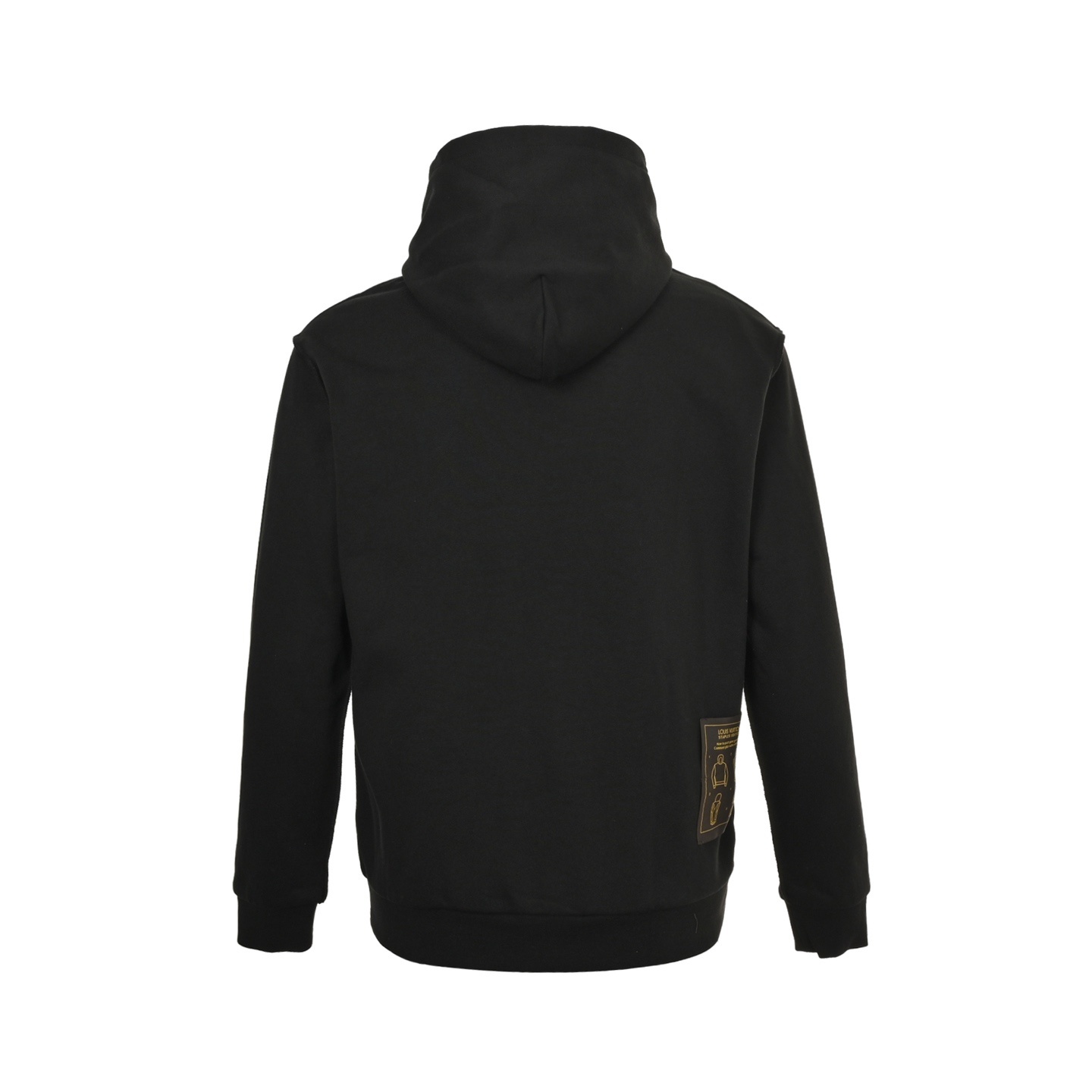 Louis Vuitton 25Fw Back Label Solid Hoodie