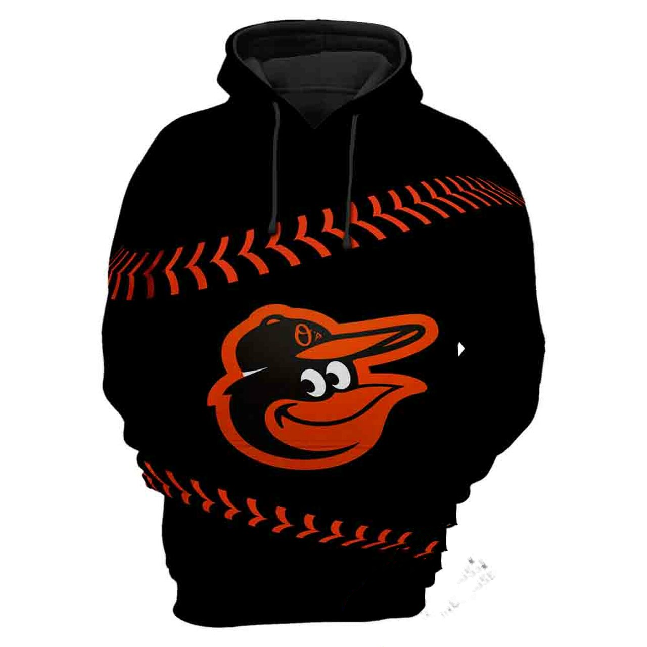 BALTIMORE ORIOLES 3D CASUAL HOODIE 102