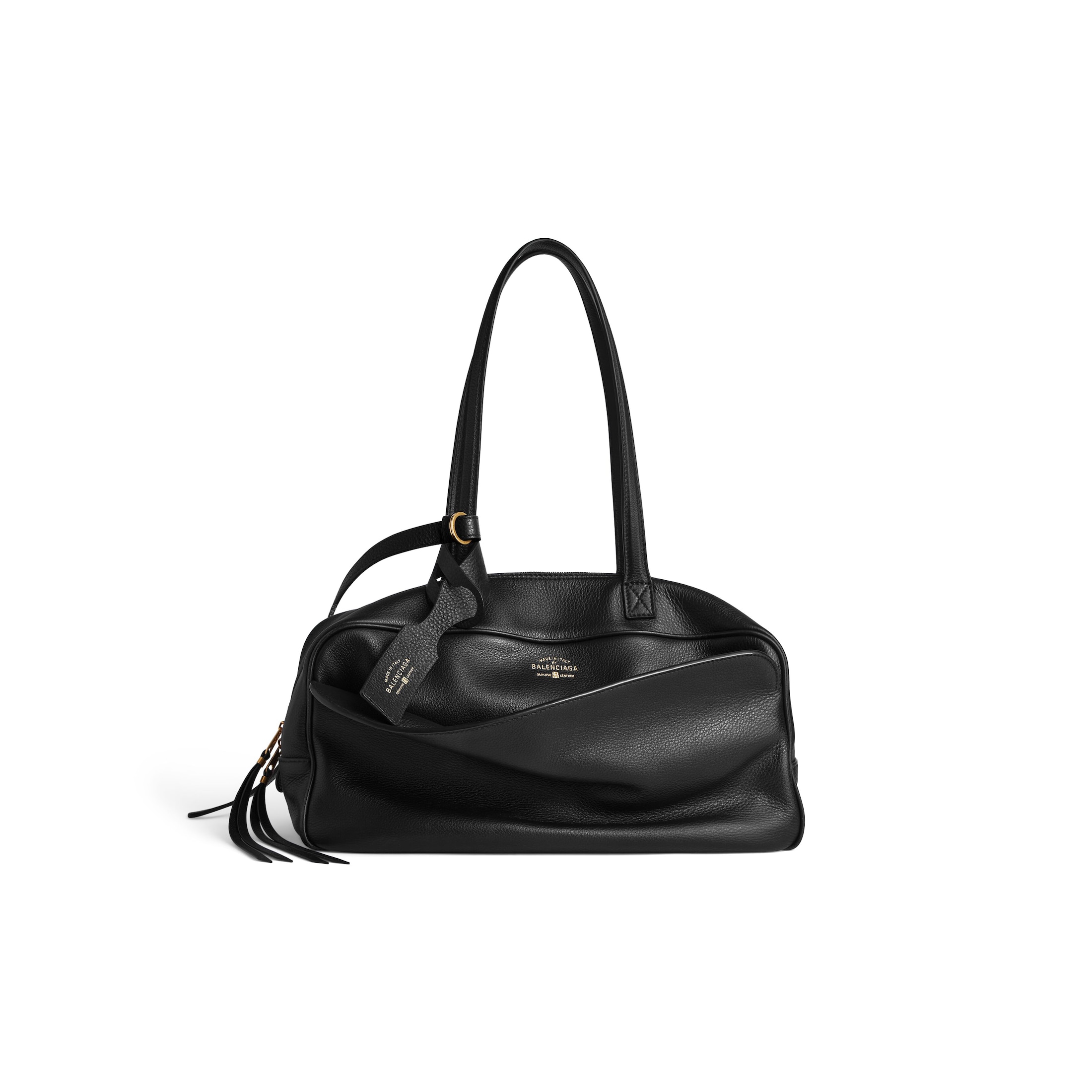 Balenciaga Women's Carrie Bowling Bag Medium in Black8264252ABNQ1000