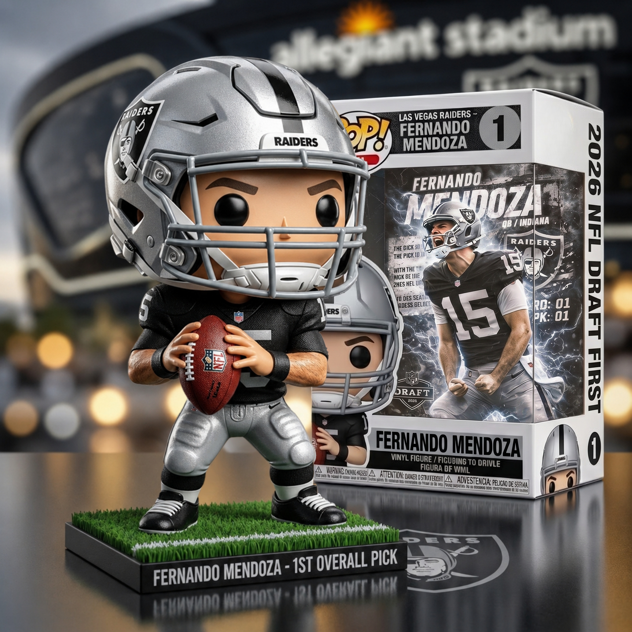 🔥Fernando Mendoza 2026 NFL Draft First Overall Pick Funko Pop!