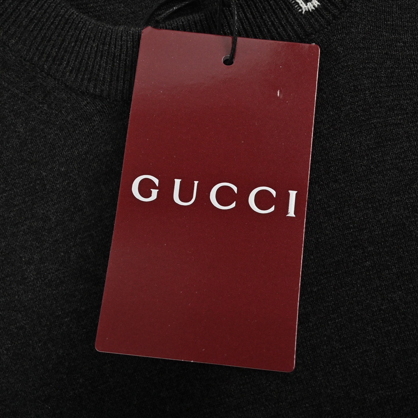 Gucci Intarsia collar knit short sleeves