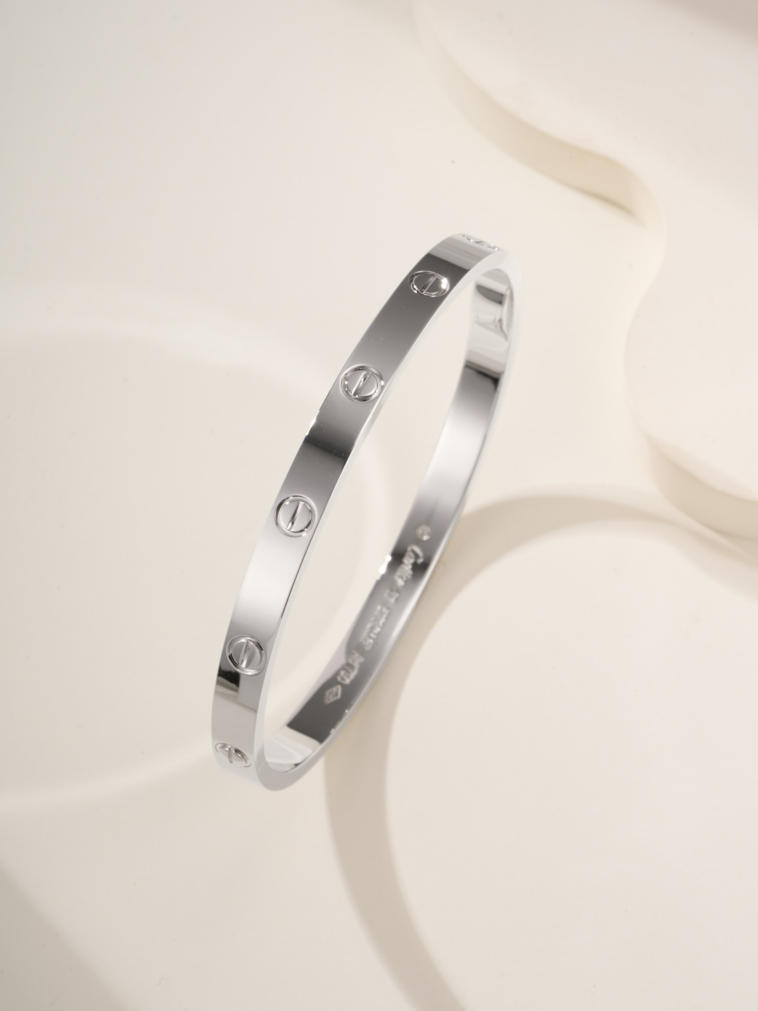 Cartier 2025 4.8mm medium version single open diamond-free bracelet