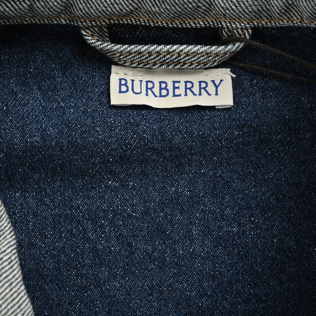Burberry 24Fw horse print washed denim jacket
