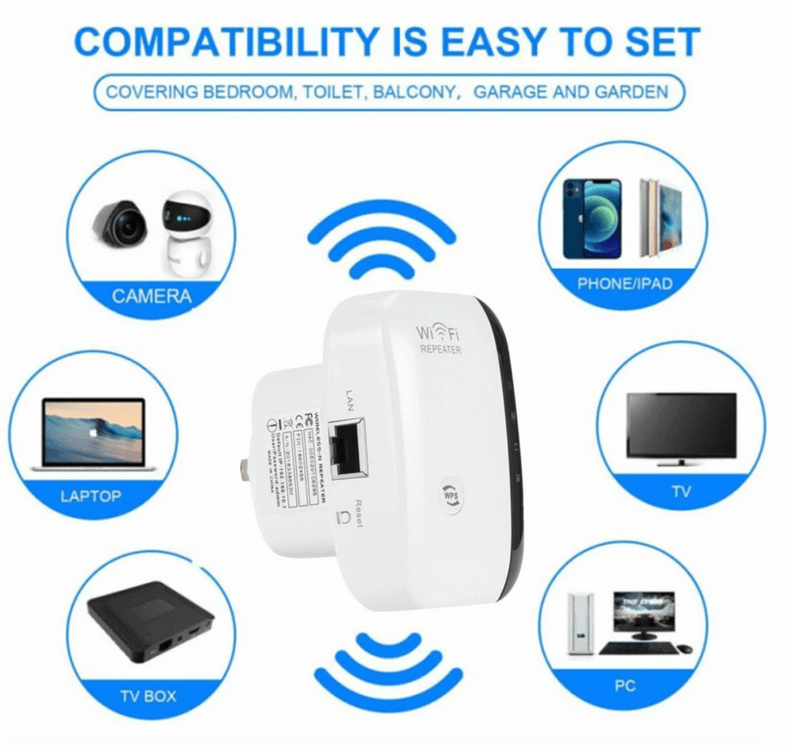 (🔥Last Day Promotion-SAVE 50% OFF)2023 New Upgrated NEW WIFI SIGNAL BOOSTER (Wide-coverage, through-wall)-BUY 2 SETS GET 10% OFF & FREE SHIPPING