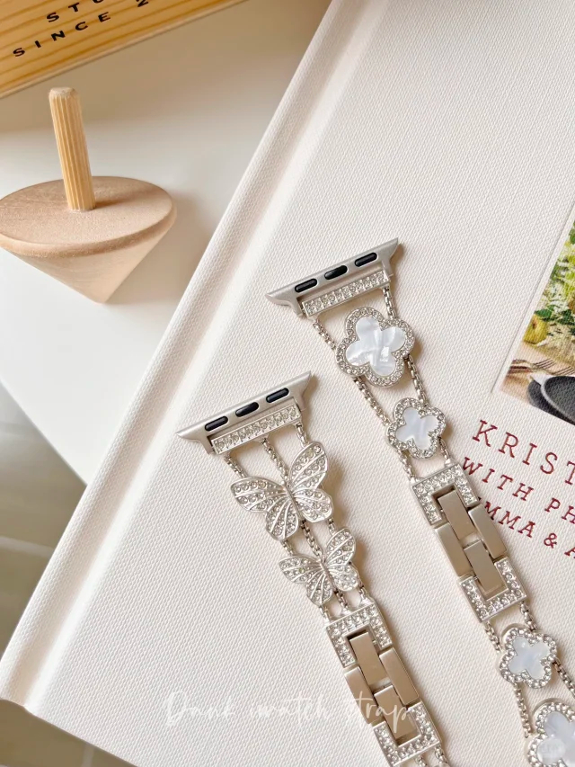 Butterfly clover watch strap
