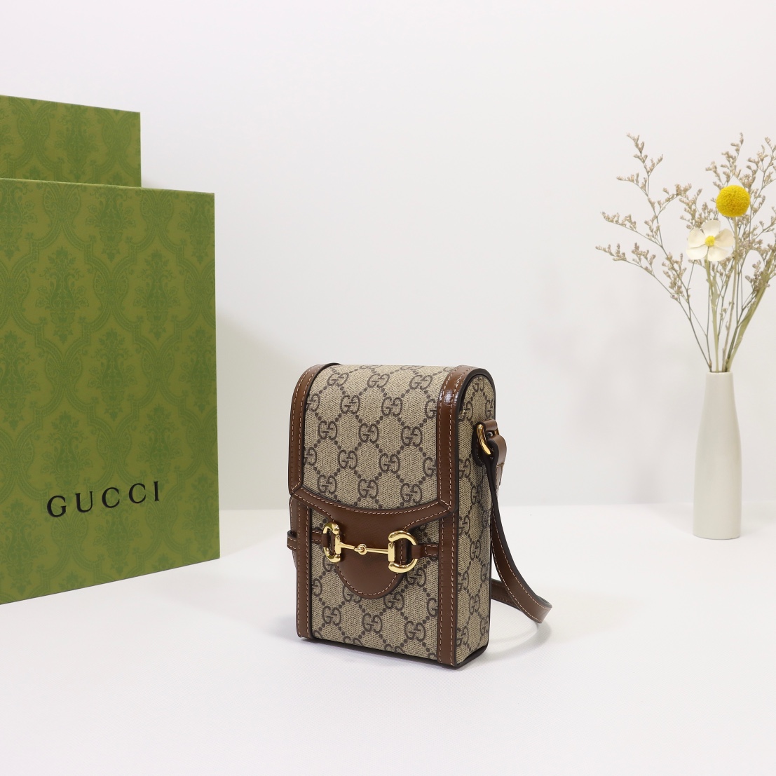 Gucci Horsebit 1955 series mini handbag 625615 92TCG 8563