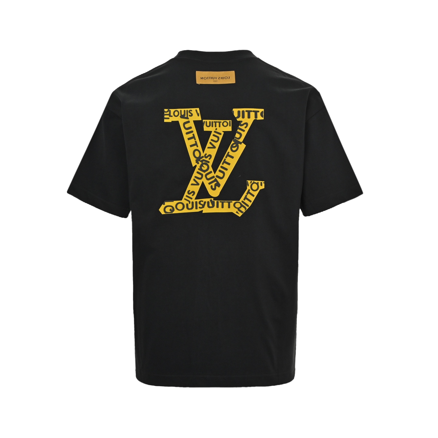 Louis Vuitton 25ss tape logo 3D laminated short sleeves