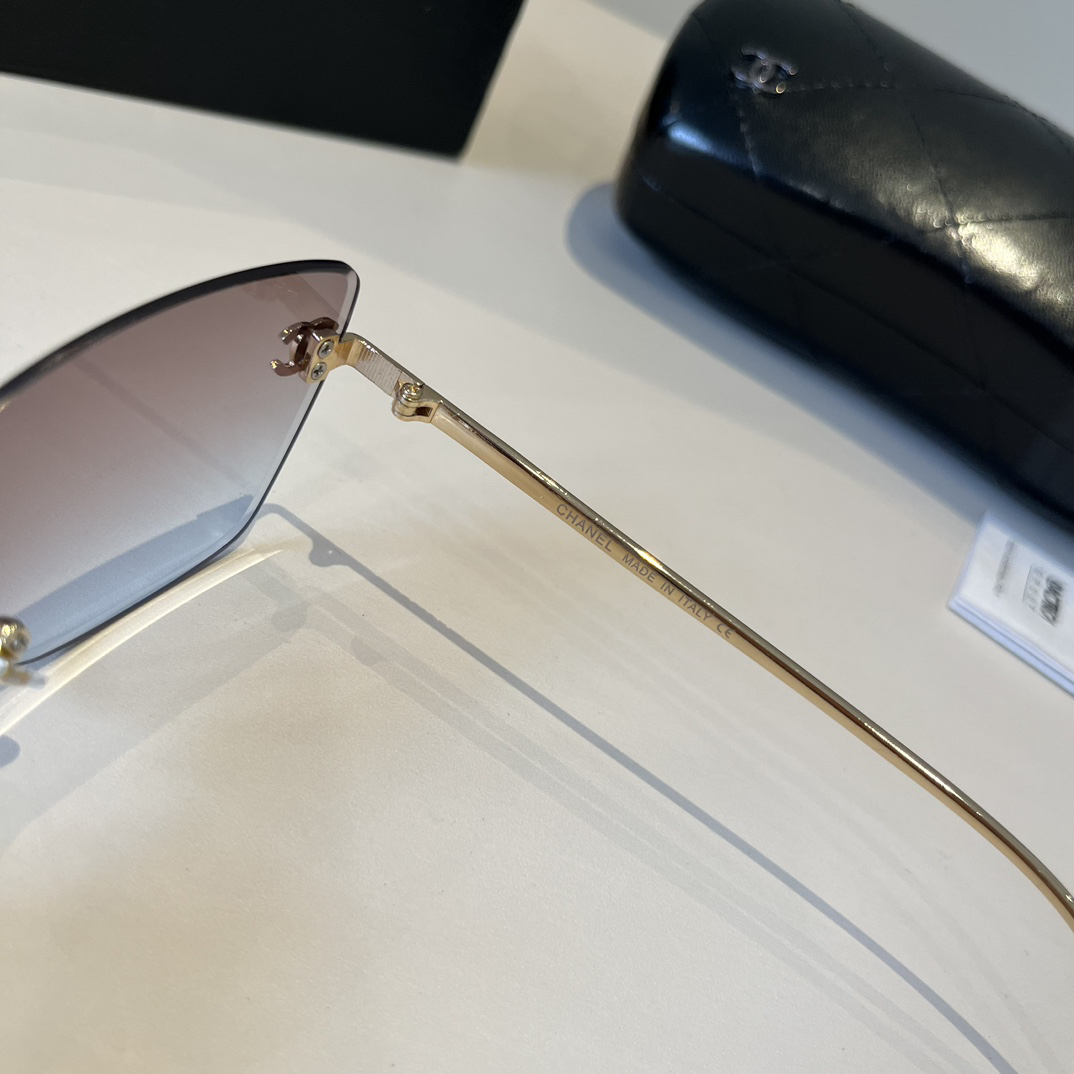 Chanel rimless sunglasses