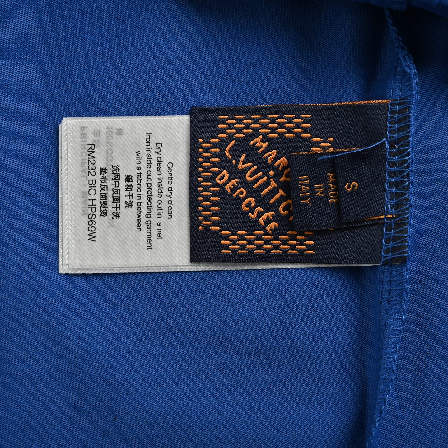 Louis Vuitton 25ss 1854 hot diamond lettering logo short sleeve