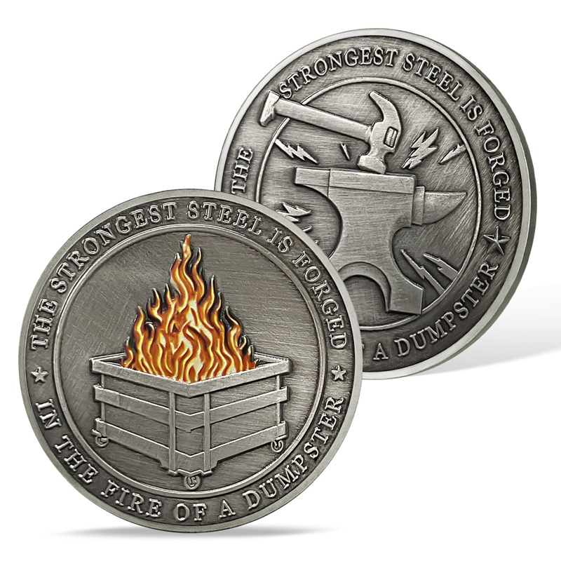 Dumpster Fire Challenge Coin